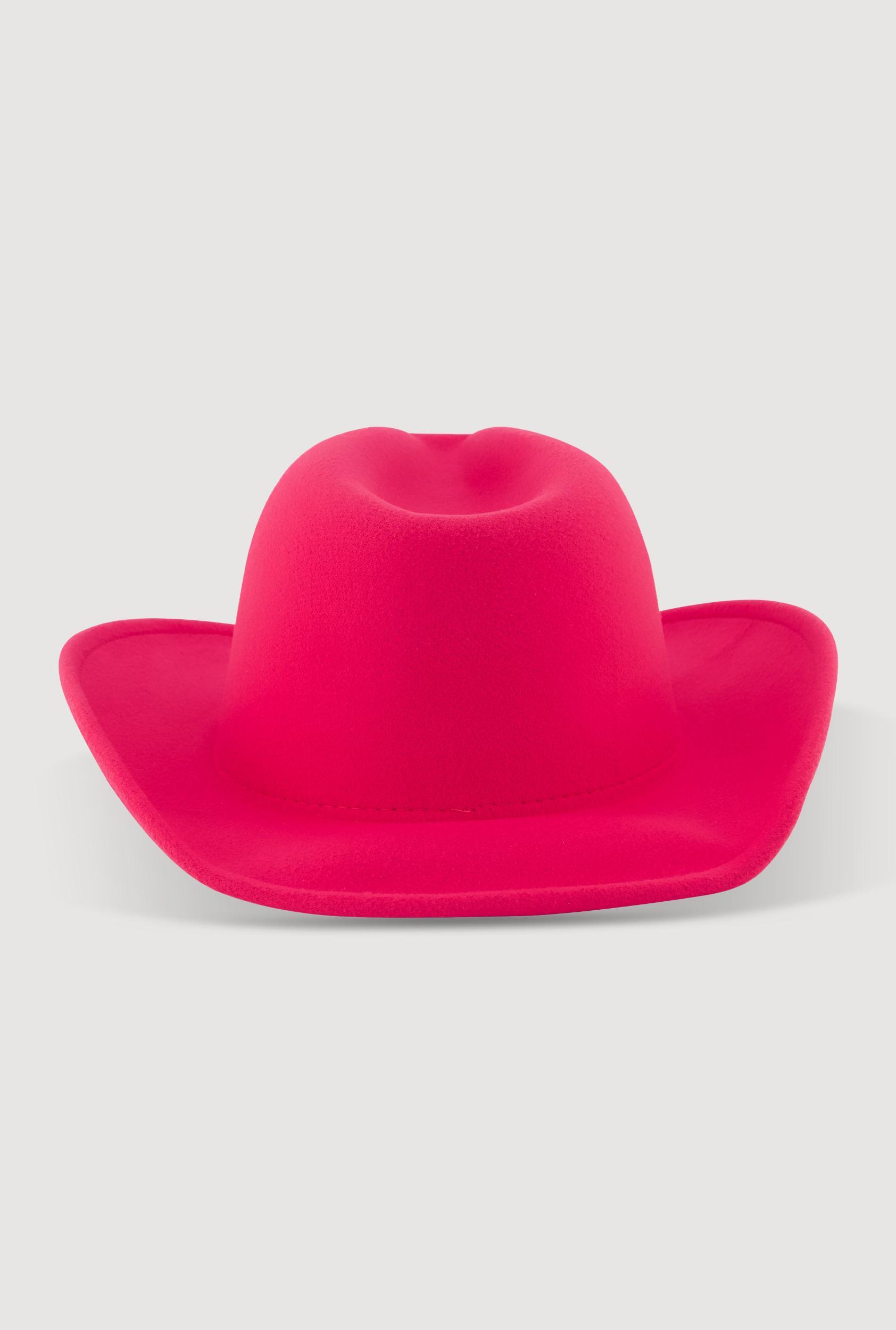 Brushed Felt Cowboy Hat Female Product Image