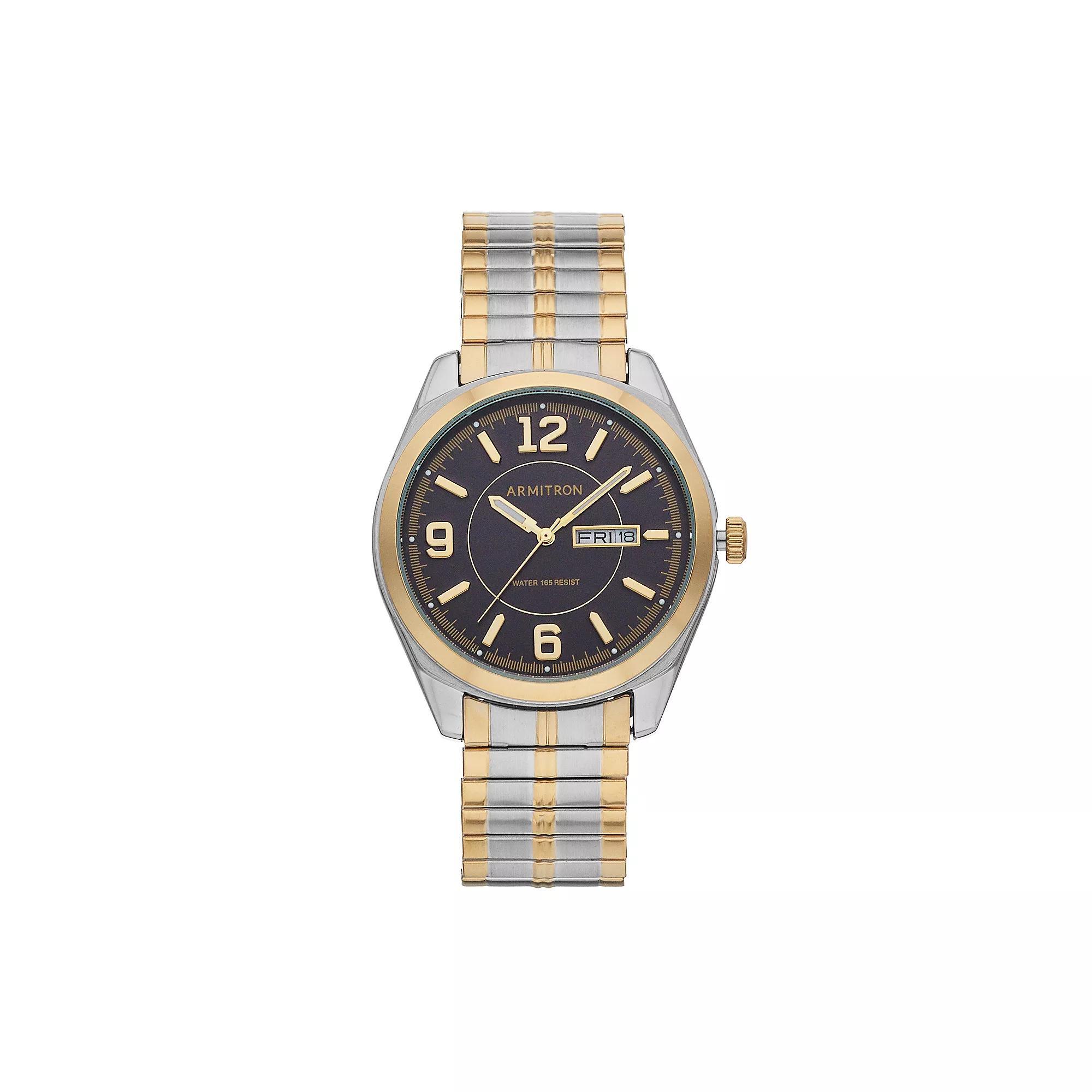 Armitron Men's Two Tone Expansion Watch - 20/4591BKTT, Size: Large Product Image