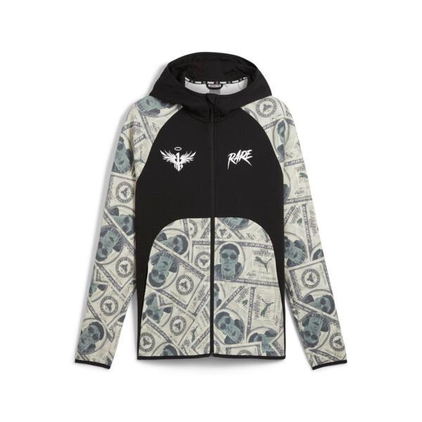 PUMA x LAMELO BALL Bucks Dime Men's Basketball Jacket in Black/Aop Product Image