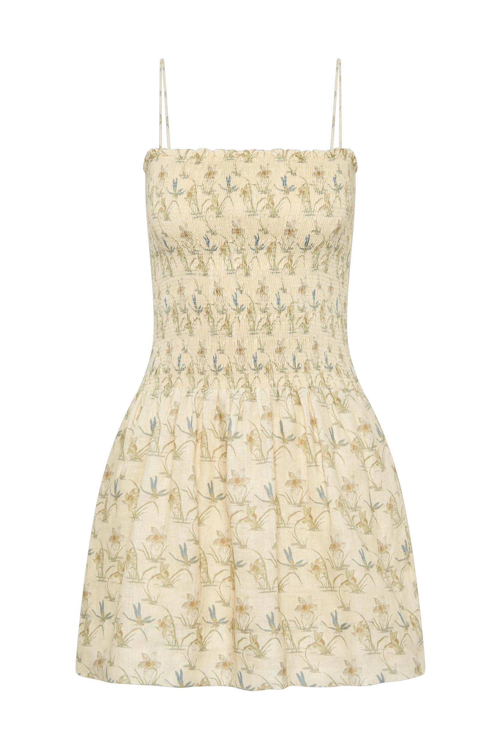 Geriba Mini Dress Daffodil Cream Product Image
