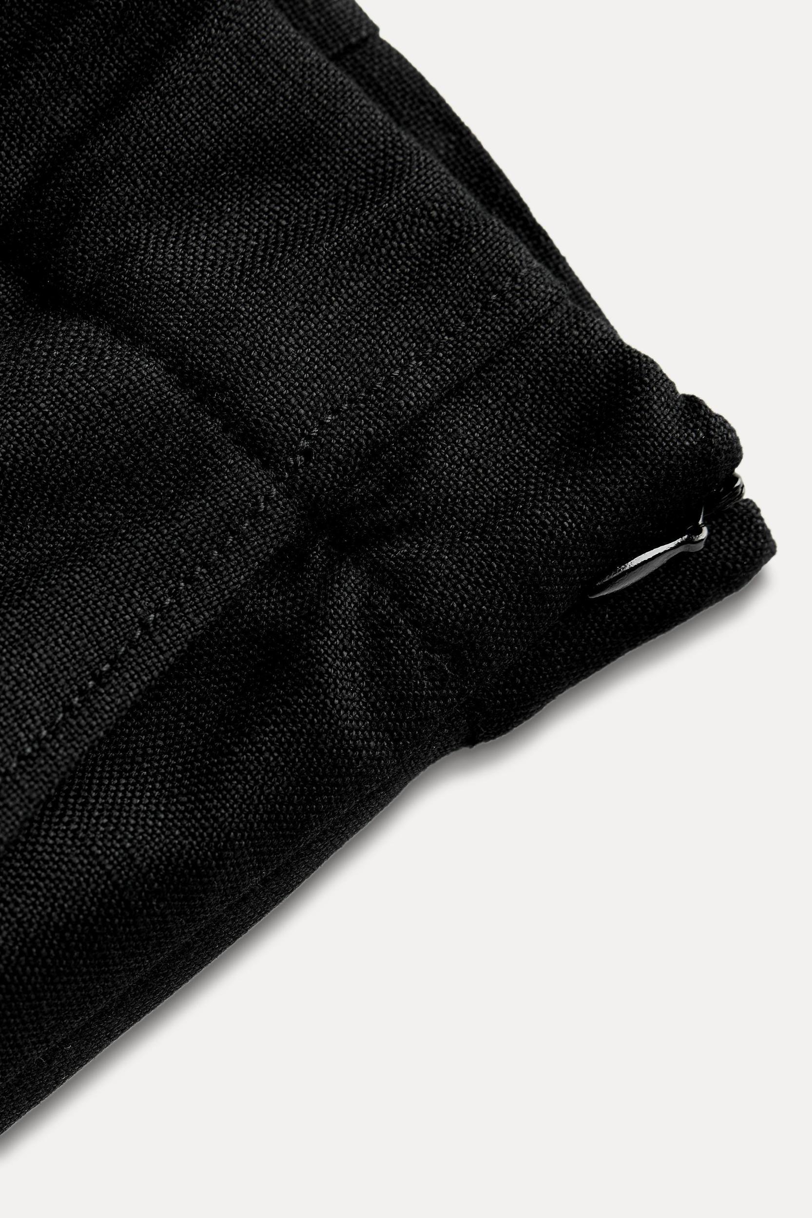 PAJAMA-STYLE PANTS WITH DARTS ZW COLLECTION Product Image