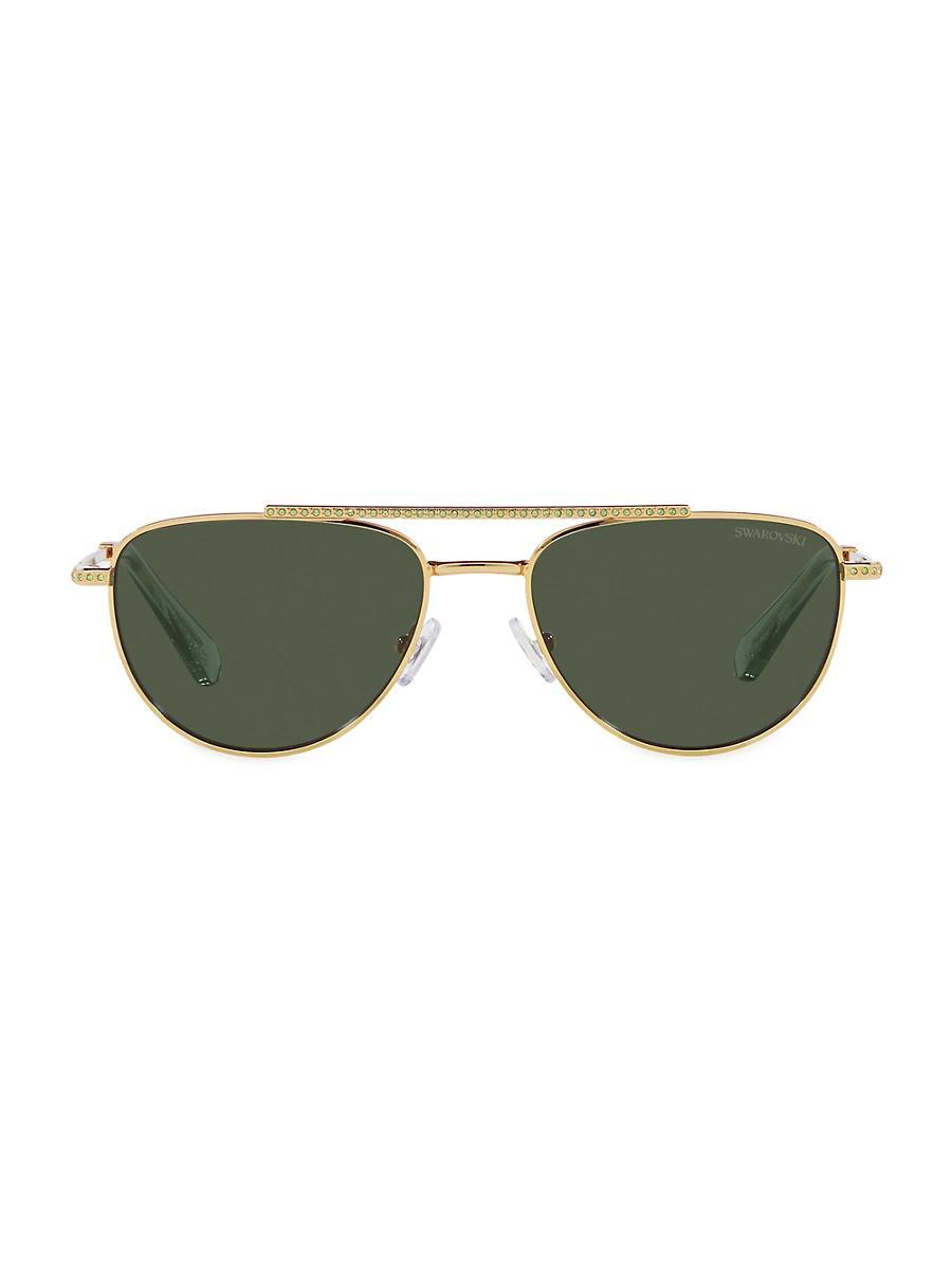 Womens 53MM Aviator Sunglasses Product Image