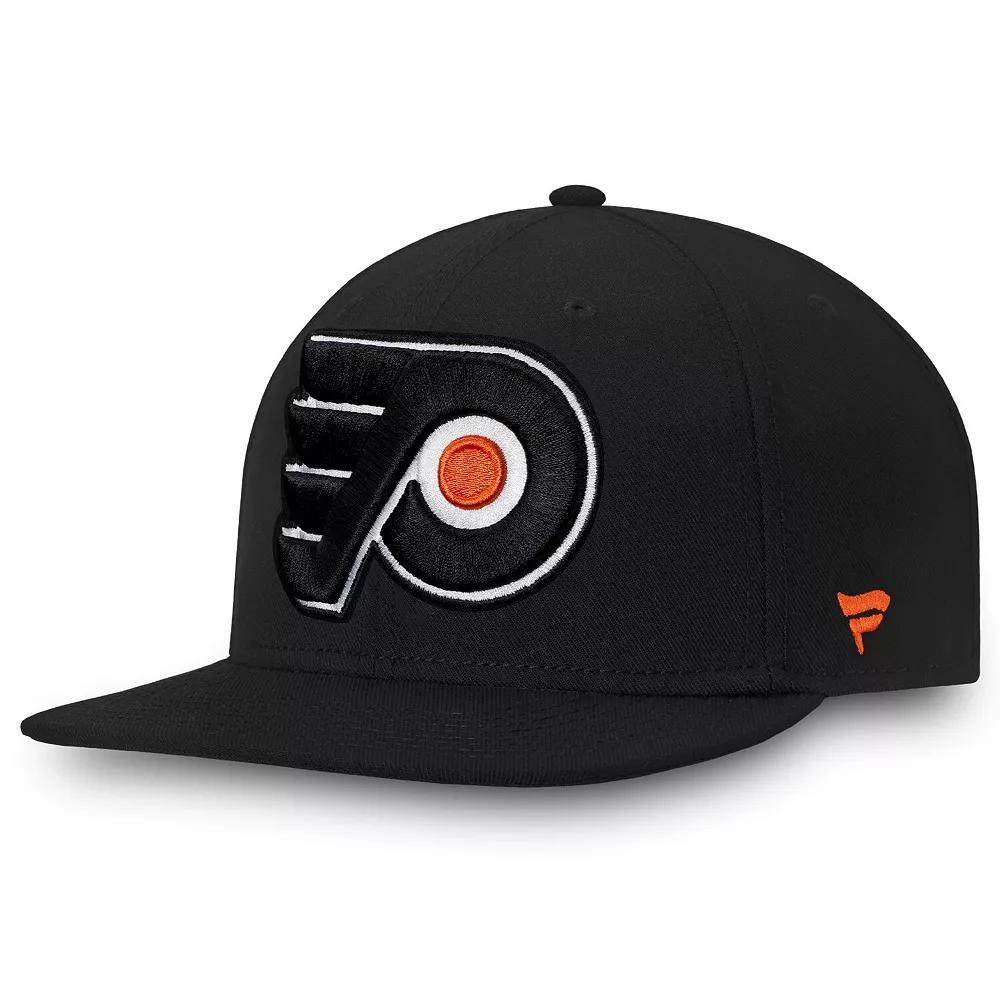Mens Fanatics Black Philadelphia Flyers Core Fitted Hat Product Image