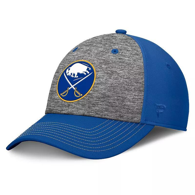 Men's Fanatics Gray/Royal Buffalo Sabres Fundamental Top Shelf 2-Tone Flex Hat, Size: Large/XL, Grey Product Image