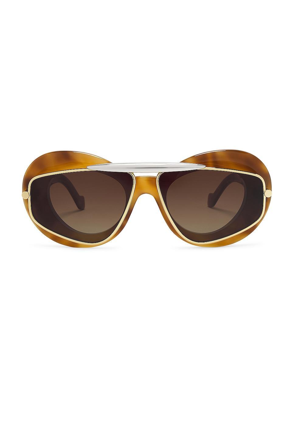 Loewe Metal Sunglasses in Black Product Image