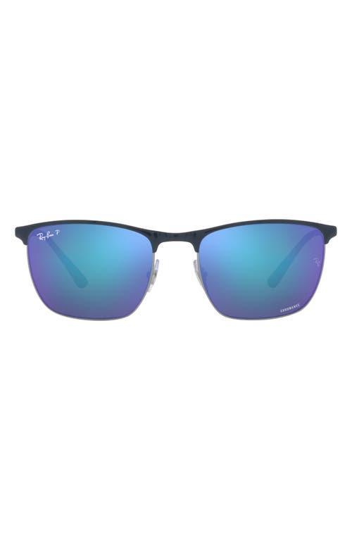 Ray-Ban Mens Jeffery Square 55mm Polarized Sunglasses Product Image