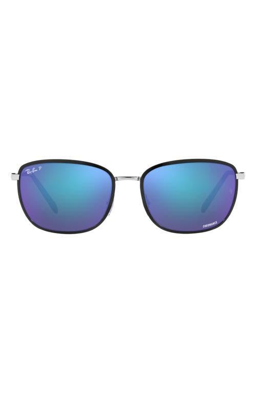 Womens RB3705 Chromance 60MM Square Sunglasses Product Image