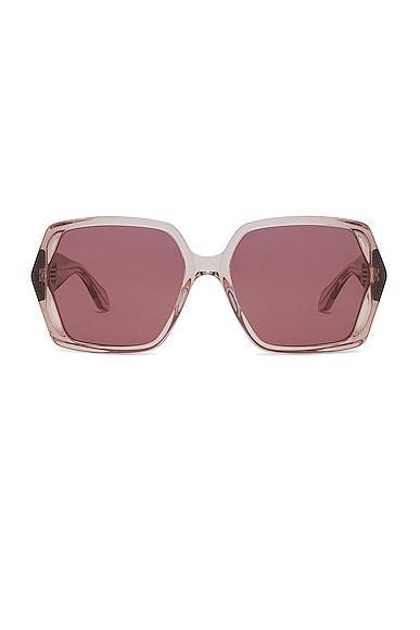 Logo Acetate Butterfly Sunglasses Product Image