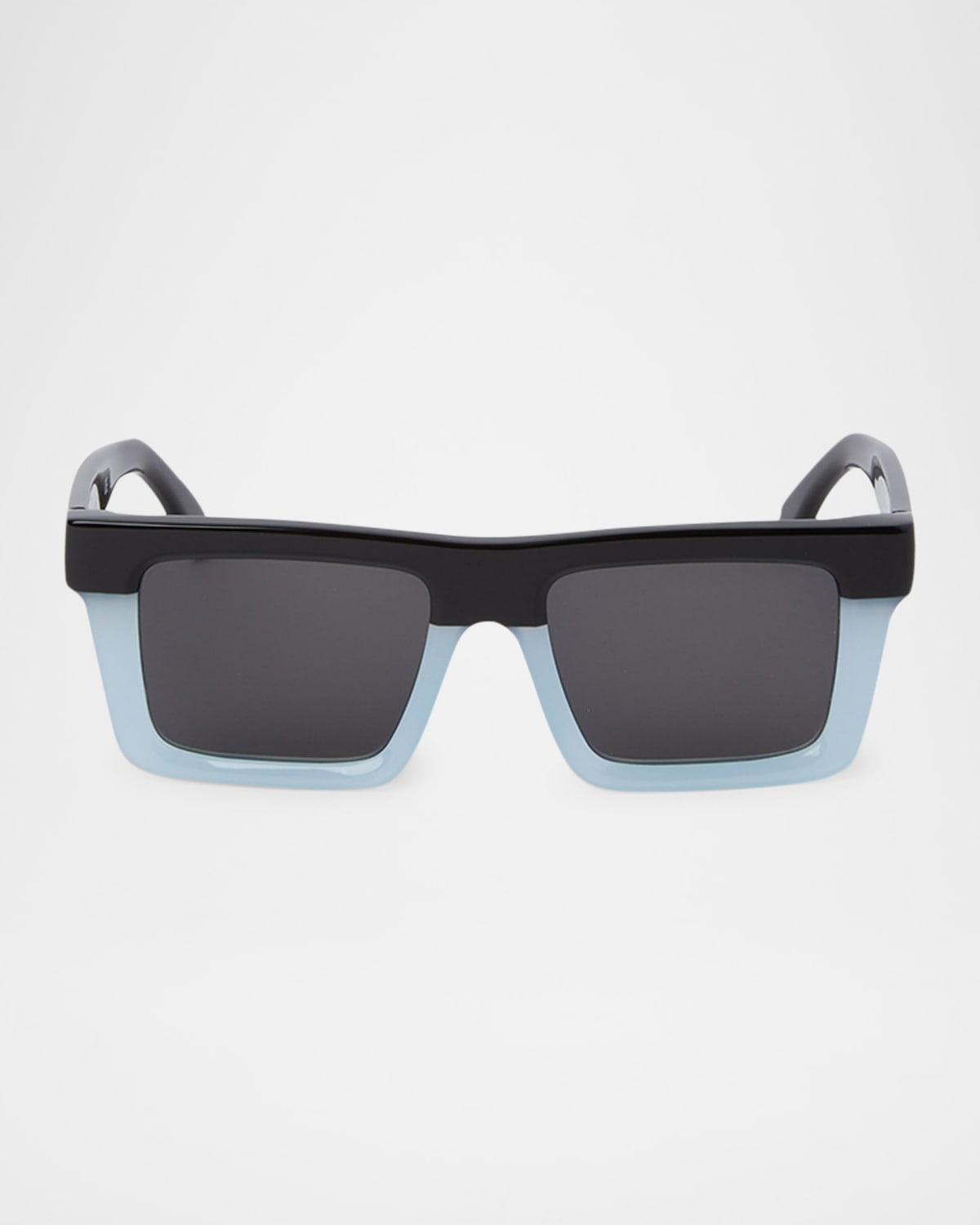 Mens Napa Acetate Rectangle Sunglasses Product Image