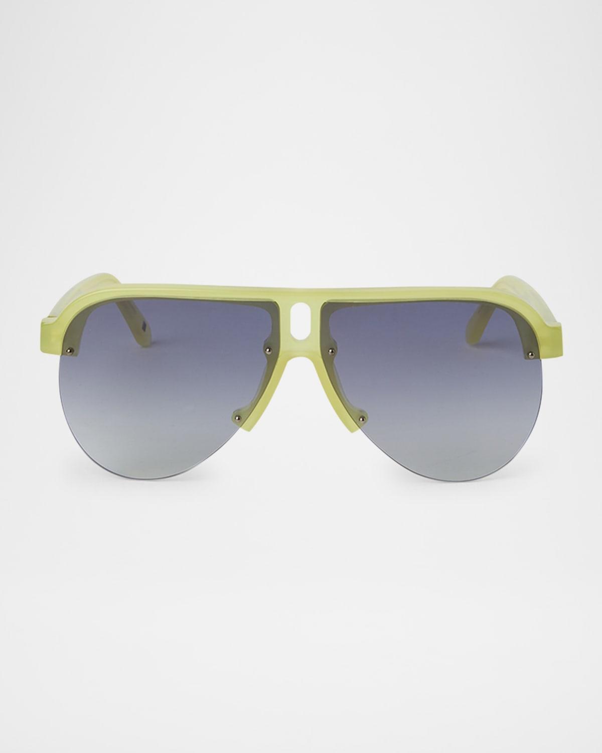 Mens Trinity Acetate Aviator Sunglasses Product Image