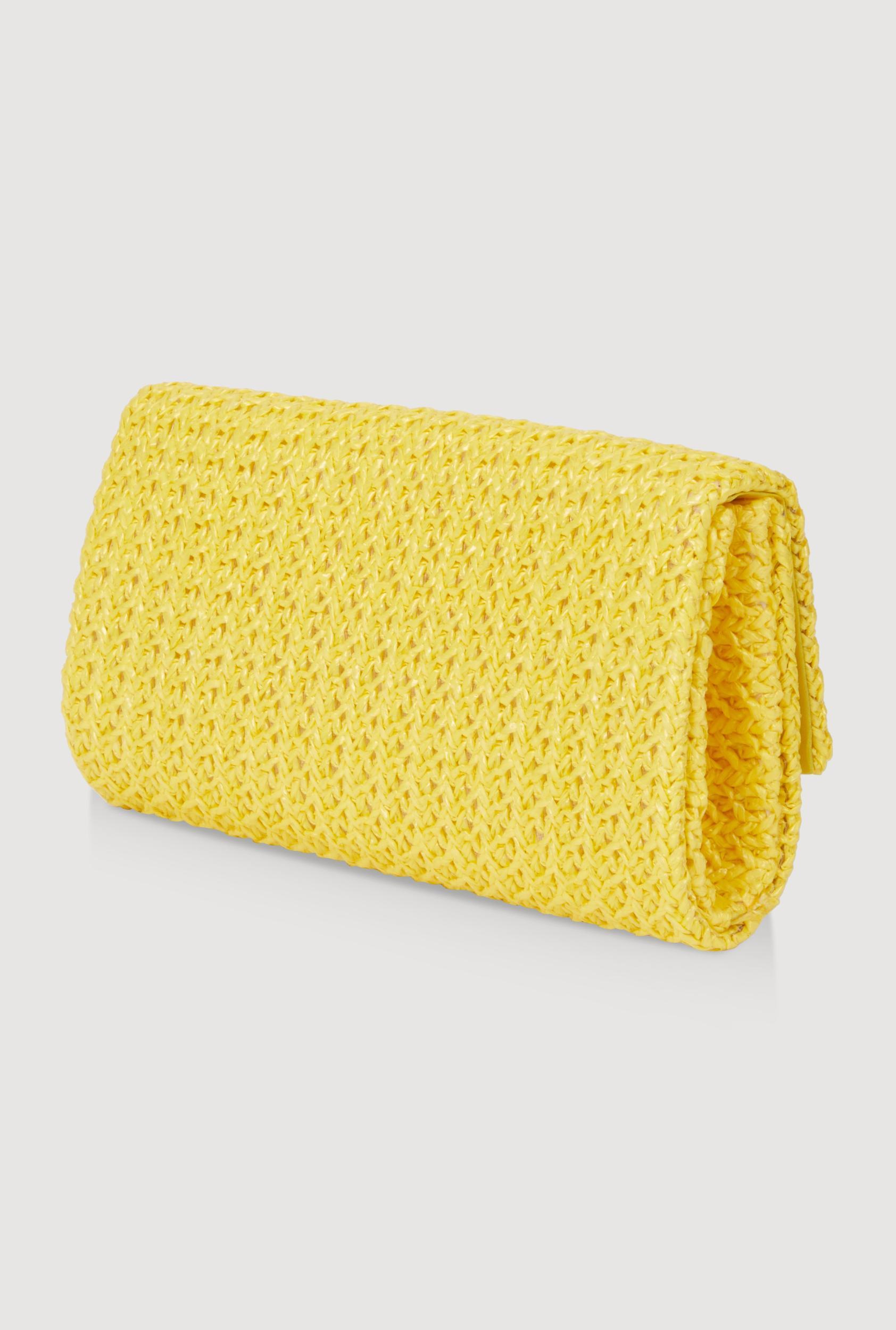 Straw Envelope Clutch Bag Female Product Image