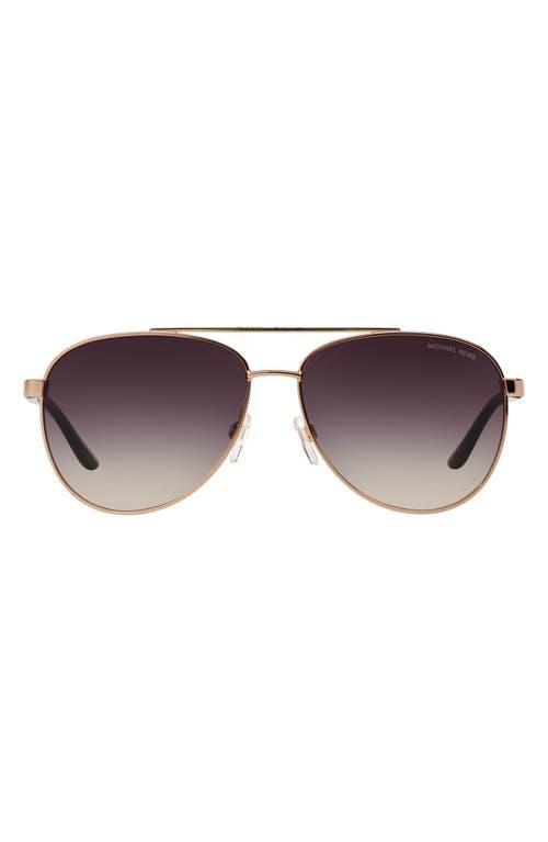 Michael Kors Womens Hvar Aviator Sunglasses Product Image