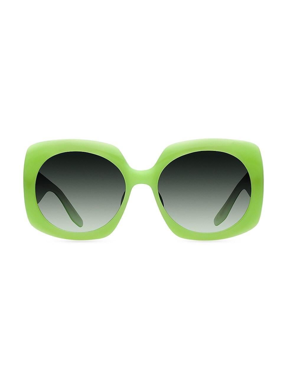 Womens Barton Perreira x Sarah Hoover Delia 57MM Hexagonal Sunglasses Product Image