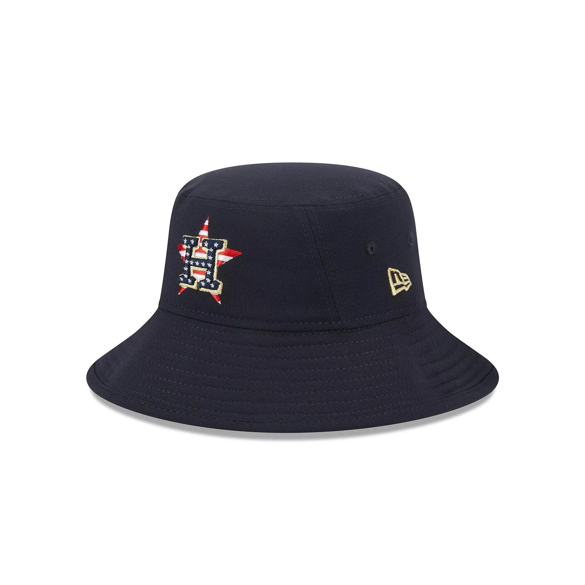 Men's New Era  Navy Houston Astros 2023 Fourth of July Bucket Hat, Blue Product Image