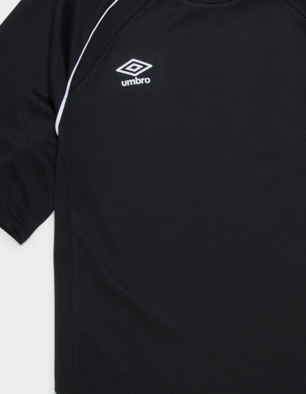 UMBRO Raglan Sleeve Mens Jersey Tee - BLK/WHT Product Image