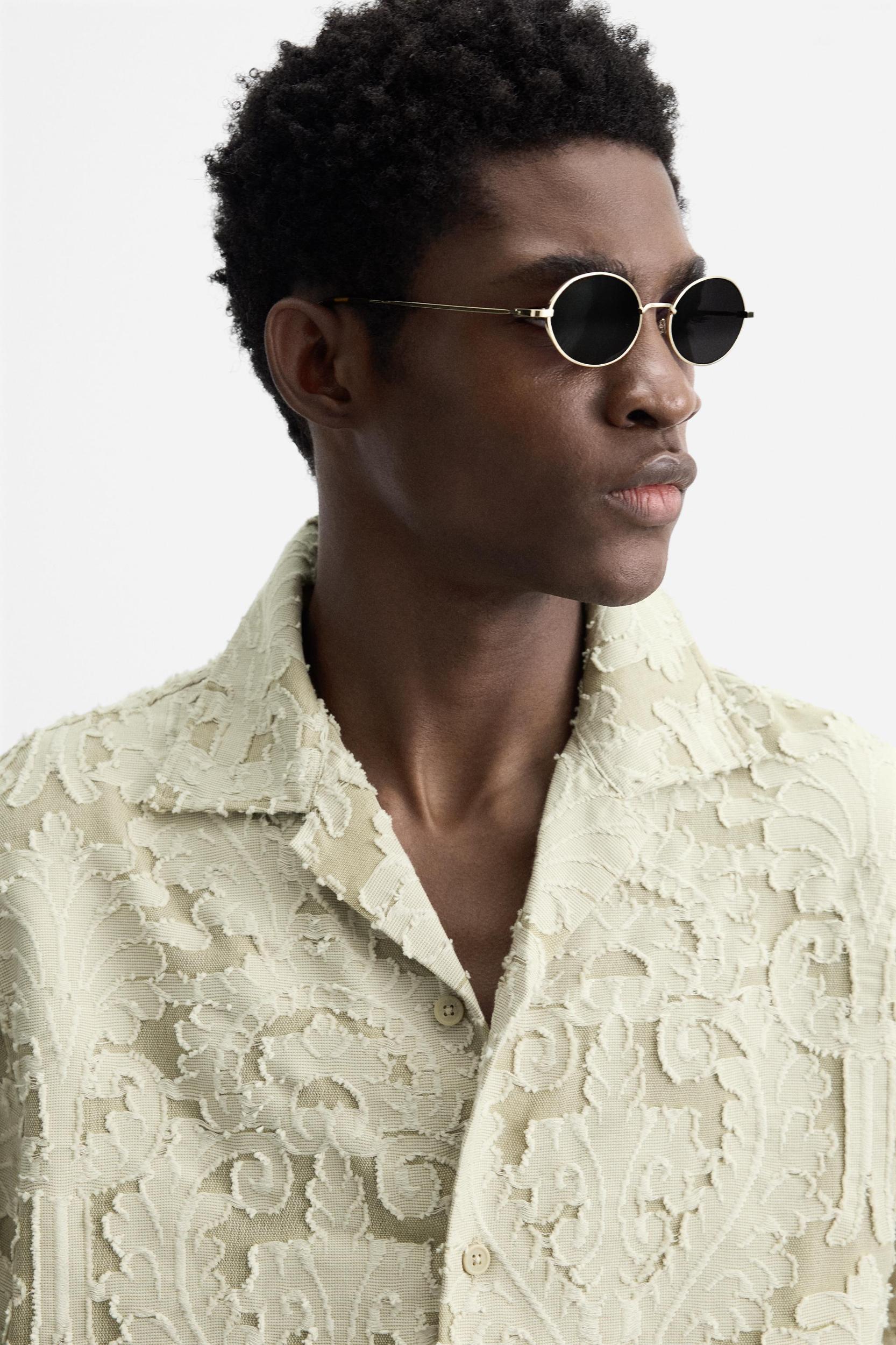 GEOMETRIC JACQUARD SHIRT Product Image