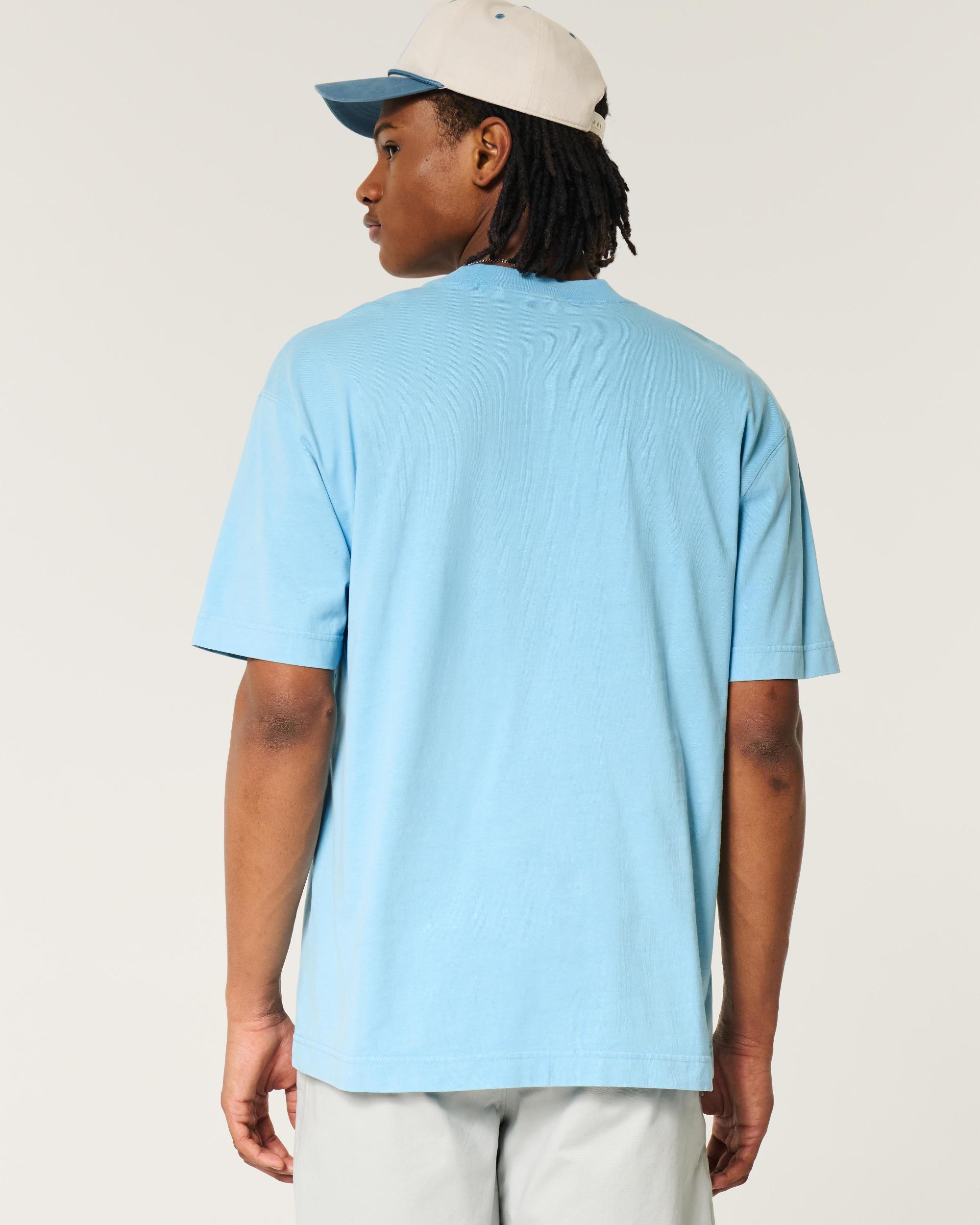 Boxy Heavyweight Pattern Crew T-Shirt Product Image