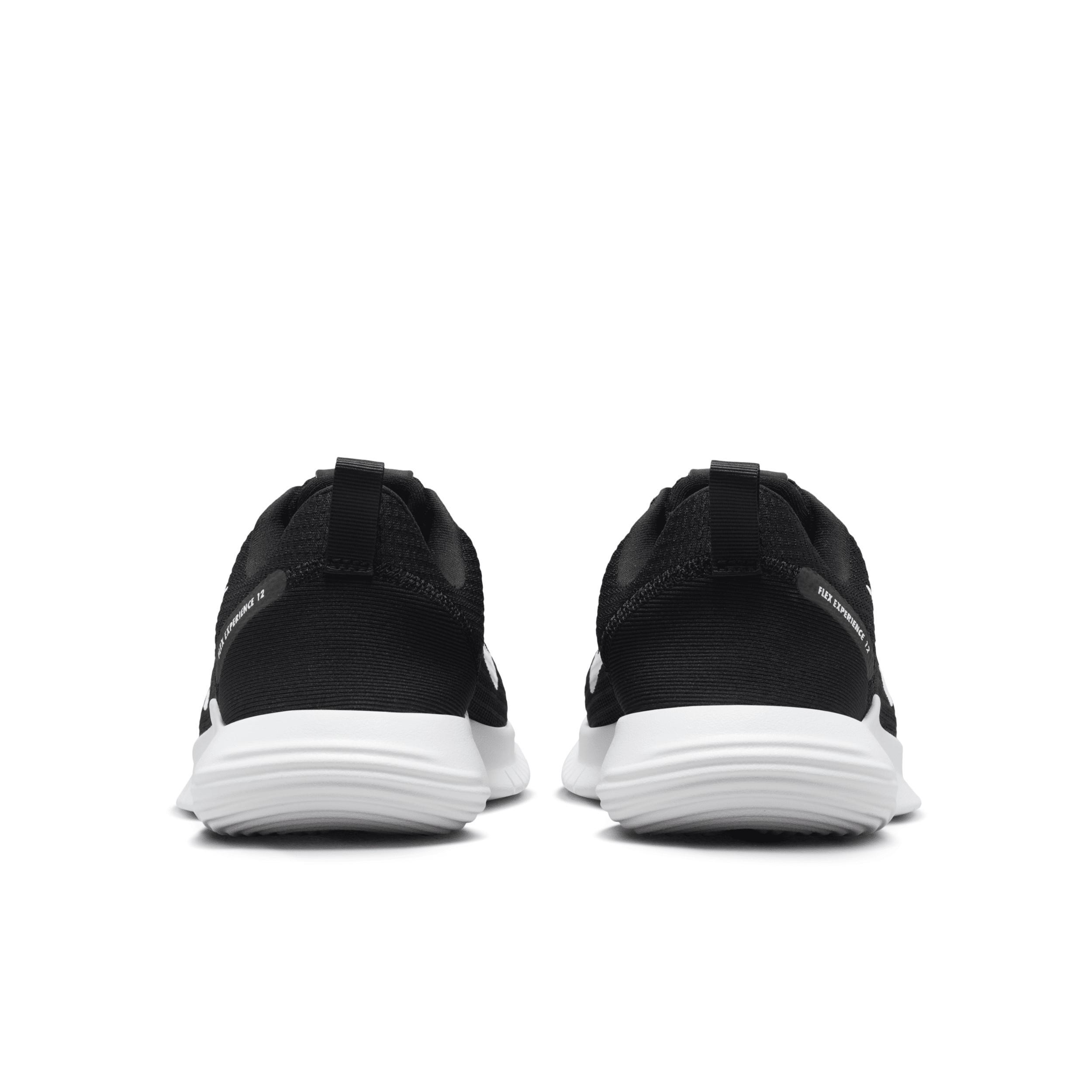 Nike Flex Experience Run 12 Women's Road Running Shoes, Size: 8.5, Black White Product Image