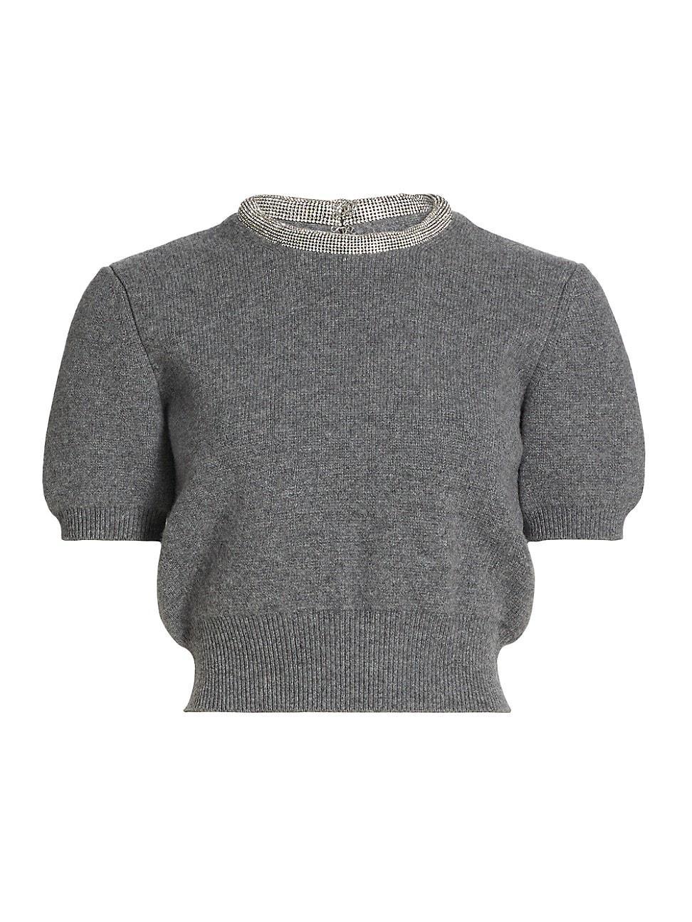 Womens Embellished Collar Top Product Image