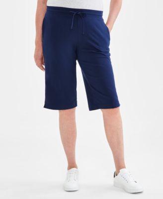 Style & Co Womens Mid Rise Sweatpant Bermuda Shorts, Created for Macys Product Image