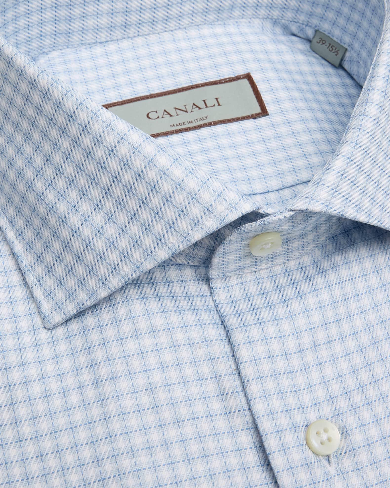 Men's Cotton Micro-Check Dress Shirt Product Image