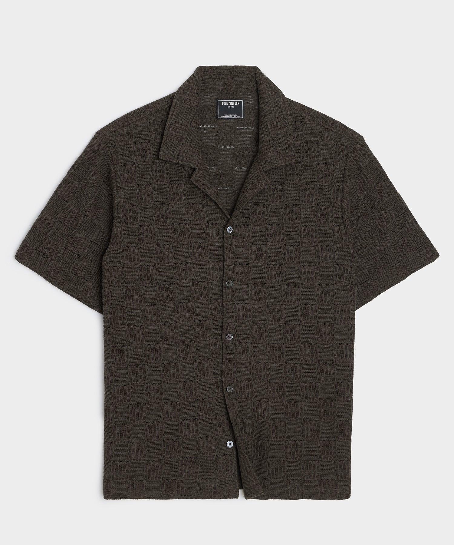 Relaxed Open-Knit Cabana Polo Product Image