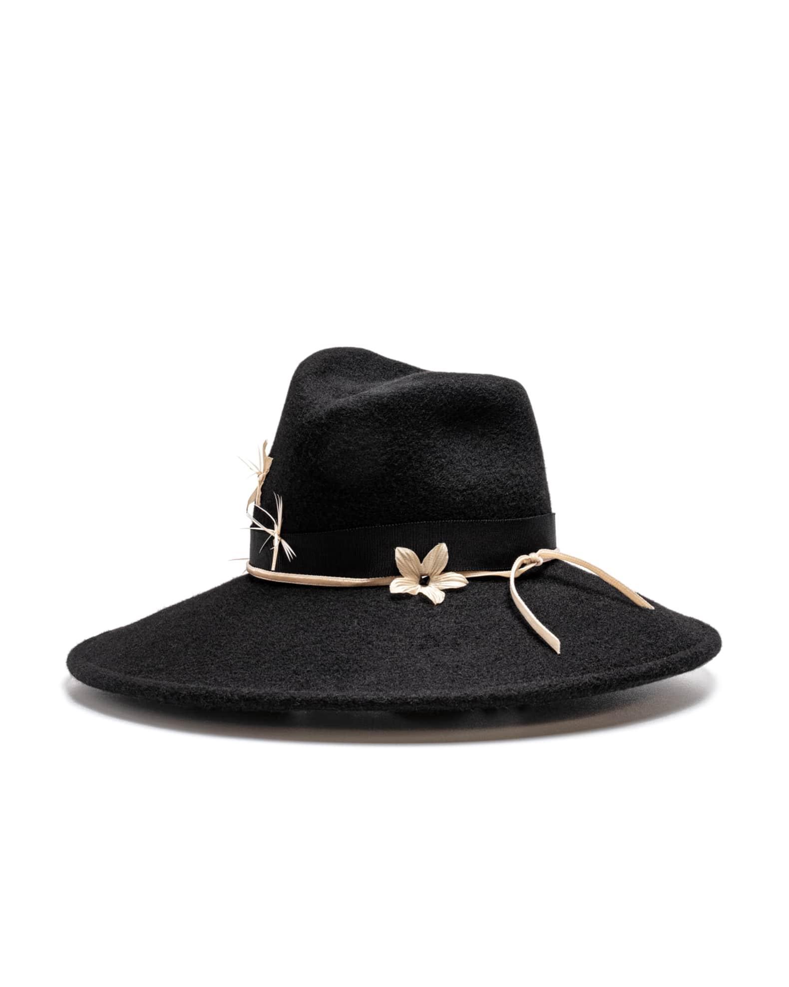 Drake Flower Rabbit Hair Fedora Hat Product Image