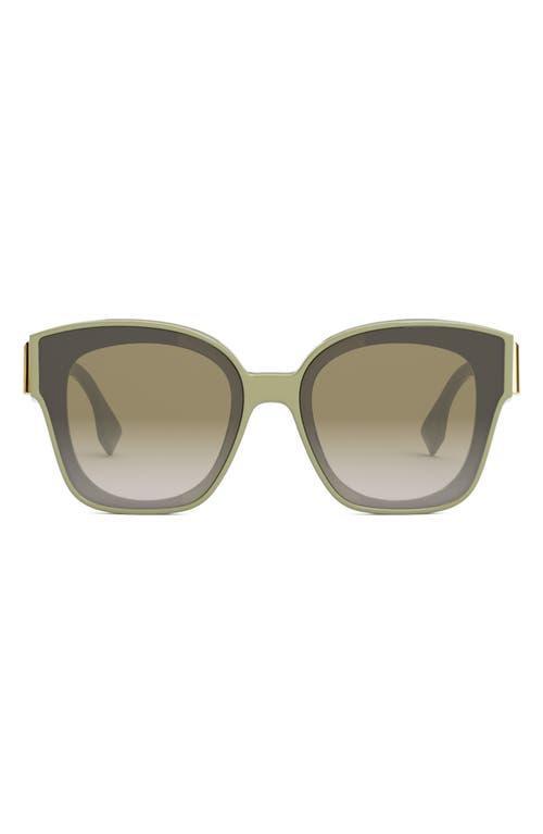 Oversized F Logo Acetate Cat-Eye Sunglasses Product Image