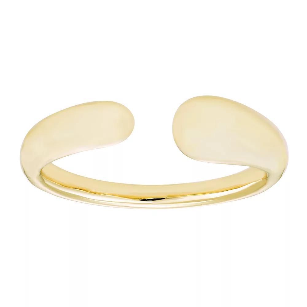 Boston Bay Diamonds 14k Gold Over Silver Open Bubble Bold Ring, Women's, Size: 7, Gold Tone Product Image