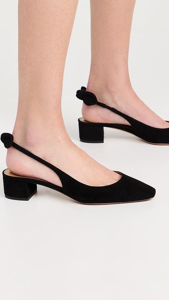 Aquazzura 35mm Very Bow Tie Sling Pumps | Shopbop Product Image