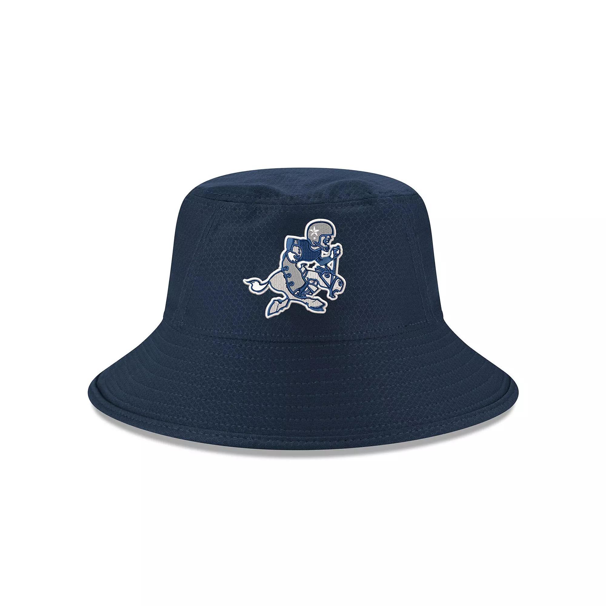 Men's New Era Navy Dallas Cowboys Main Bucket Hat, Size: Small/Medium, Blue Product Image