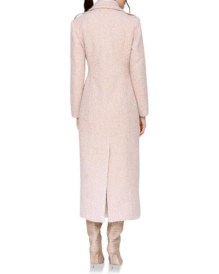 Women's Avec Les Filles Textured Double Breasted Maxi Coat Product Image
