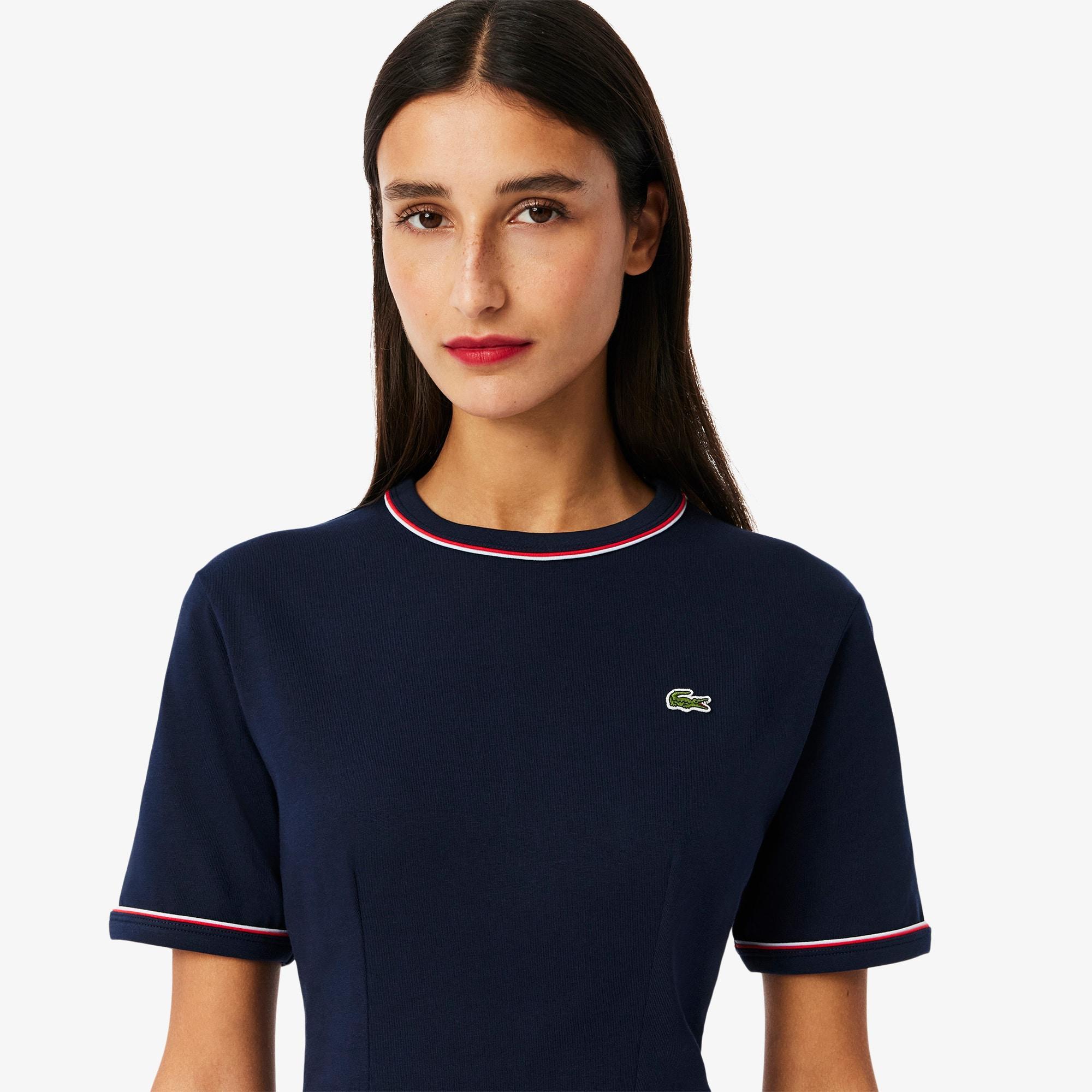 Women's Trim Accent Jersey T-Shirt Dress Product Image
