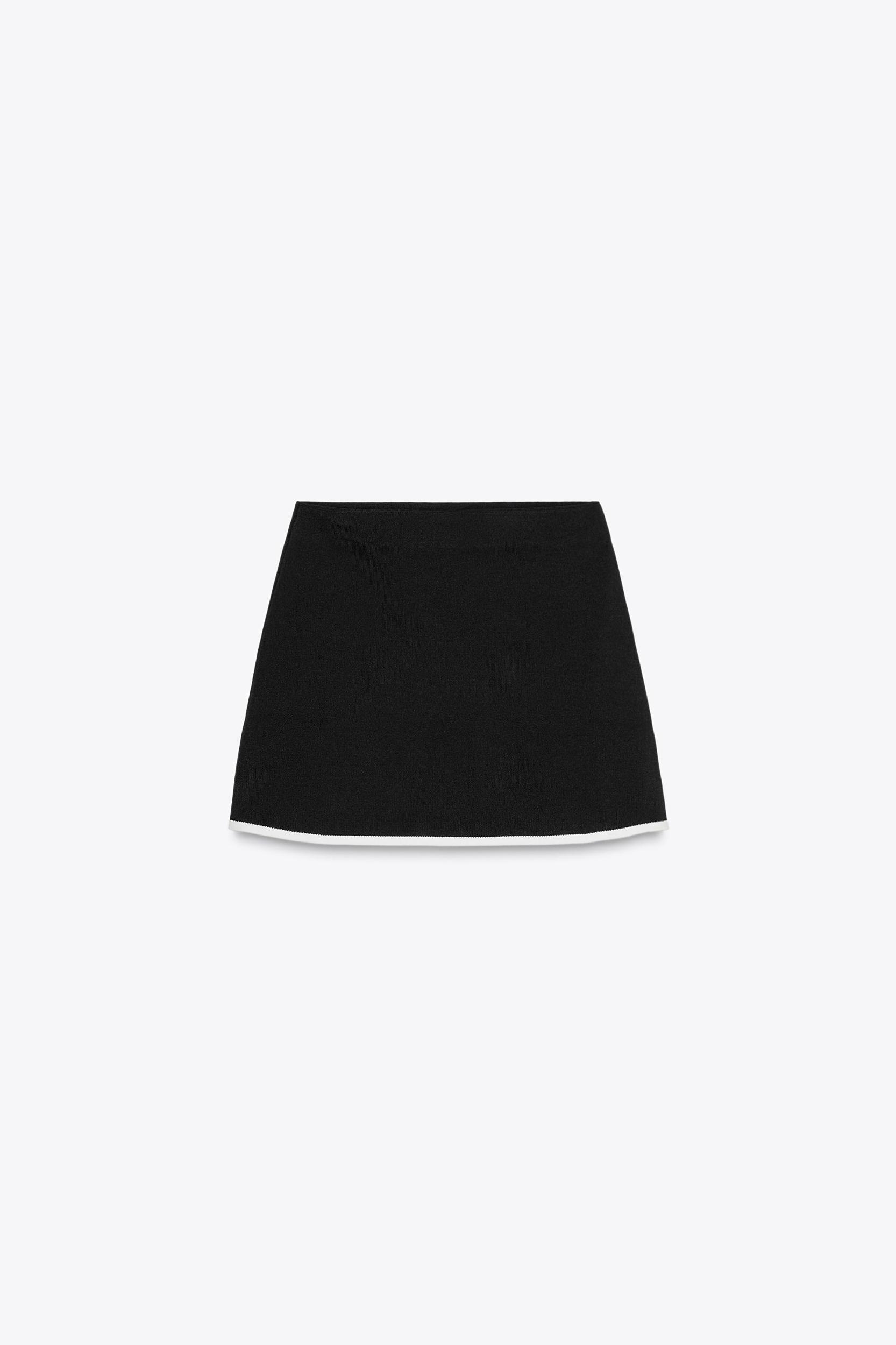 CONTRAST TRIM MINI SKIRT Product Image