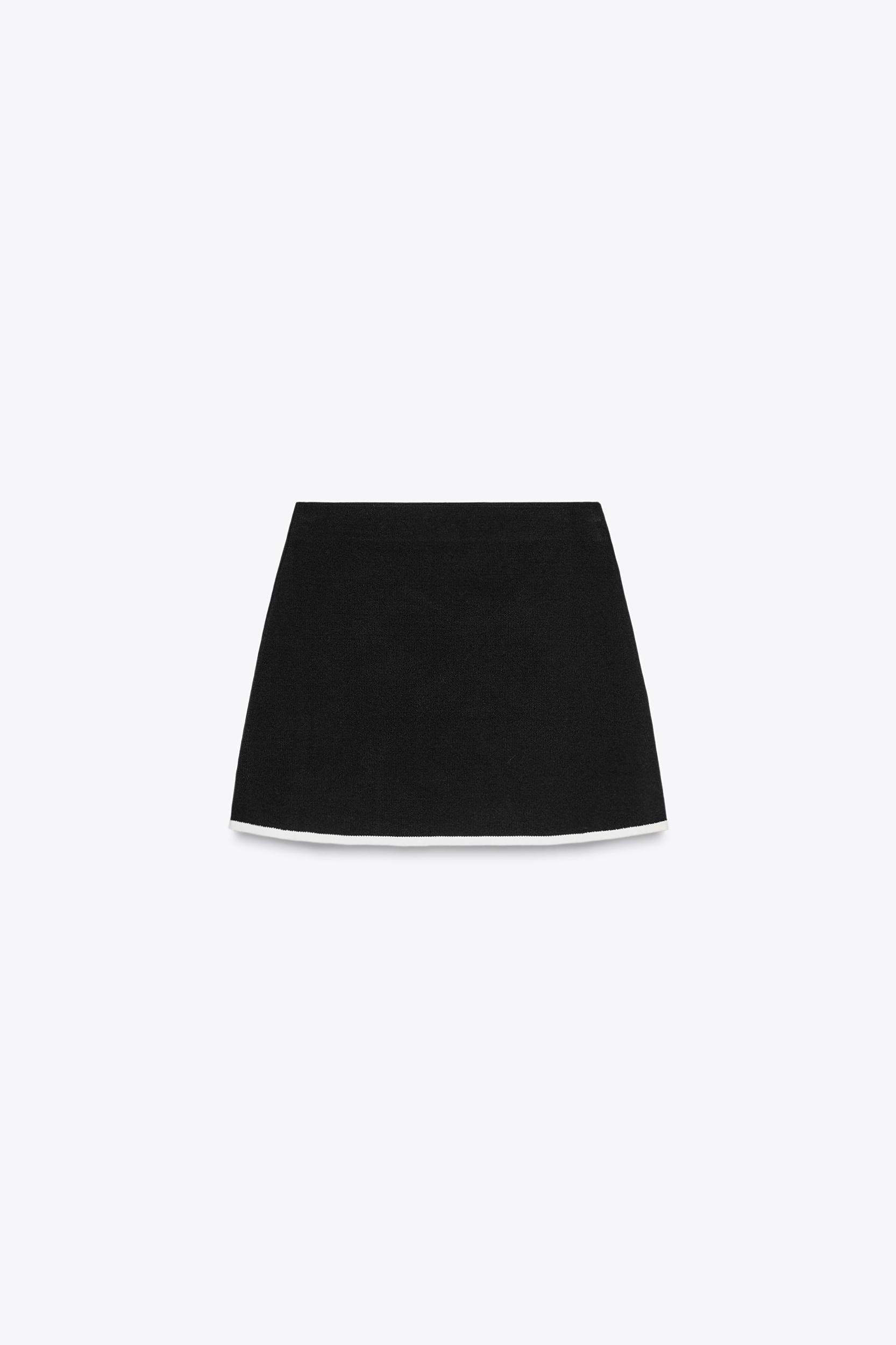 CONTRAST TRIM MINI SKIRT Product Image