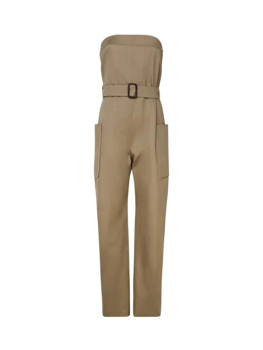 High Waist Wide-Leg Wool Trousers Product Image