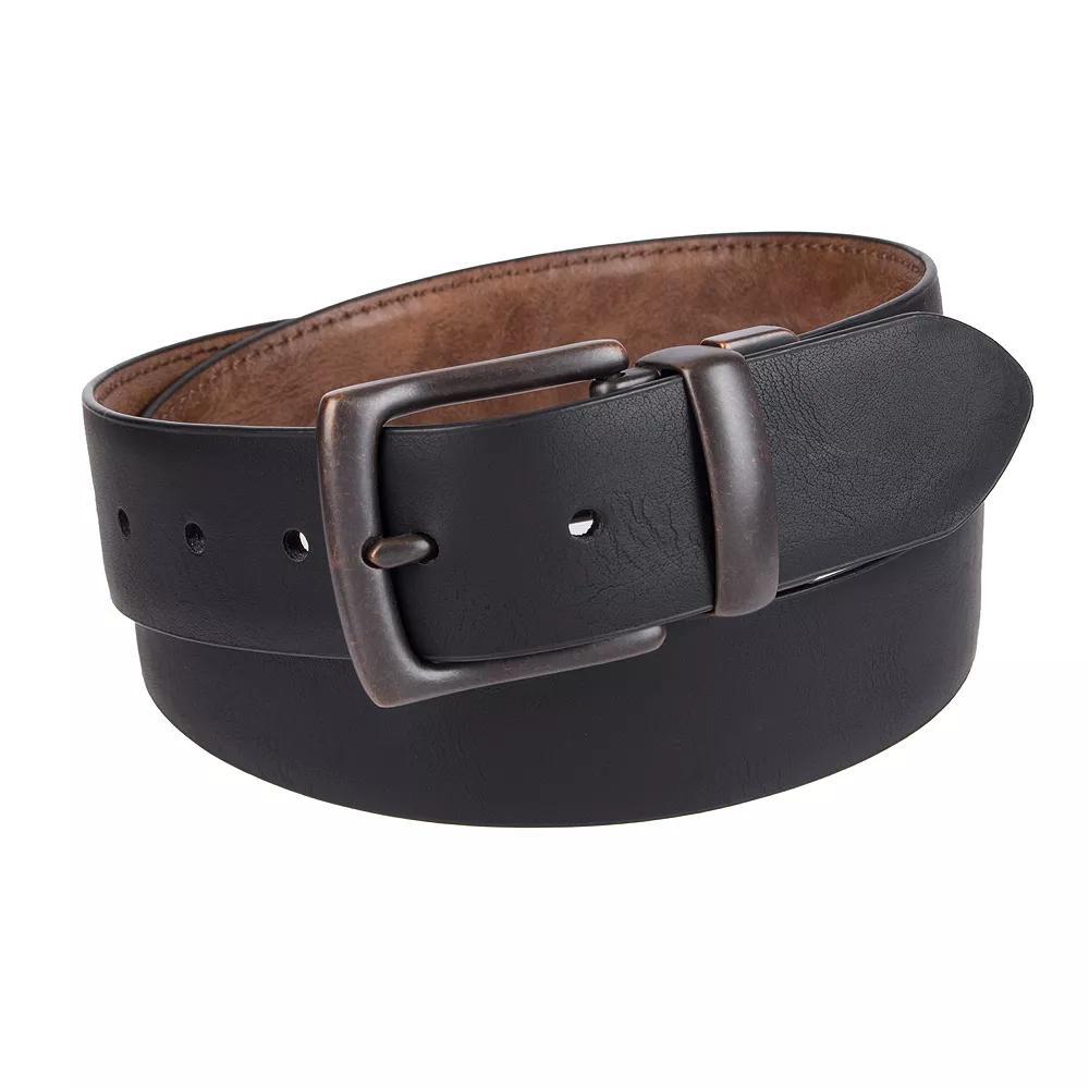 Mens Sonoma Goods For Life Reversible Bronze Buckle Belt Product Image