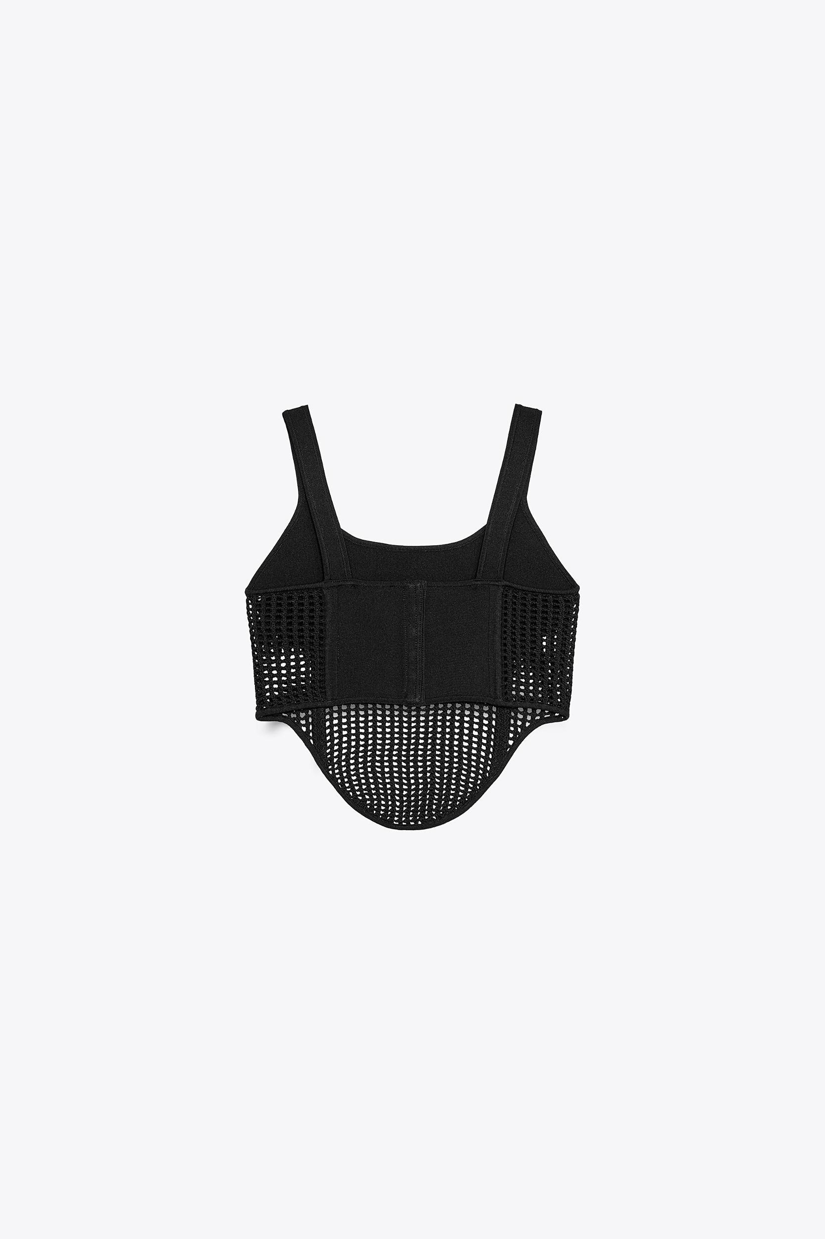 COMBINATION KNIT CORSET TOP Product Image