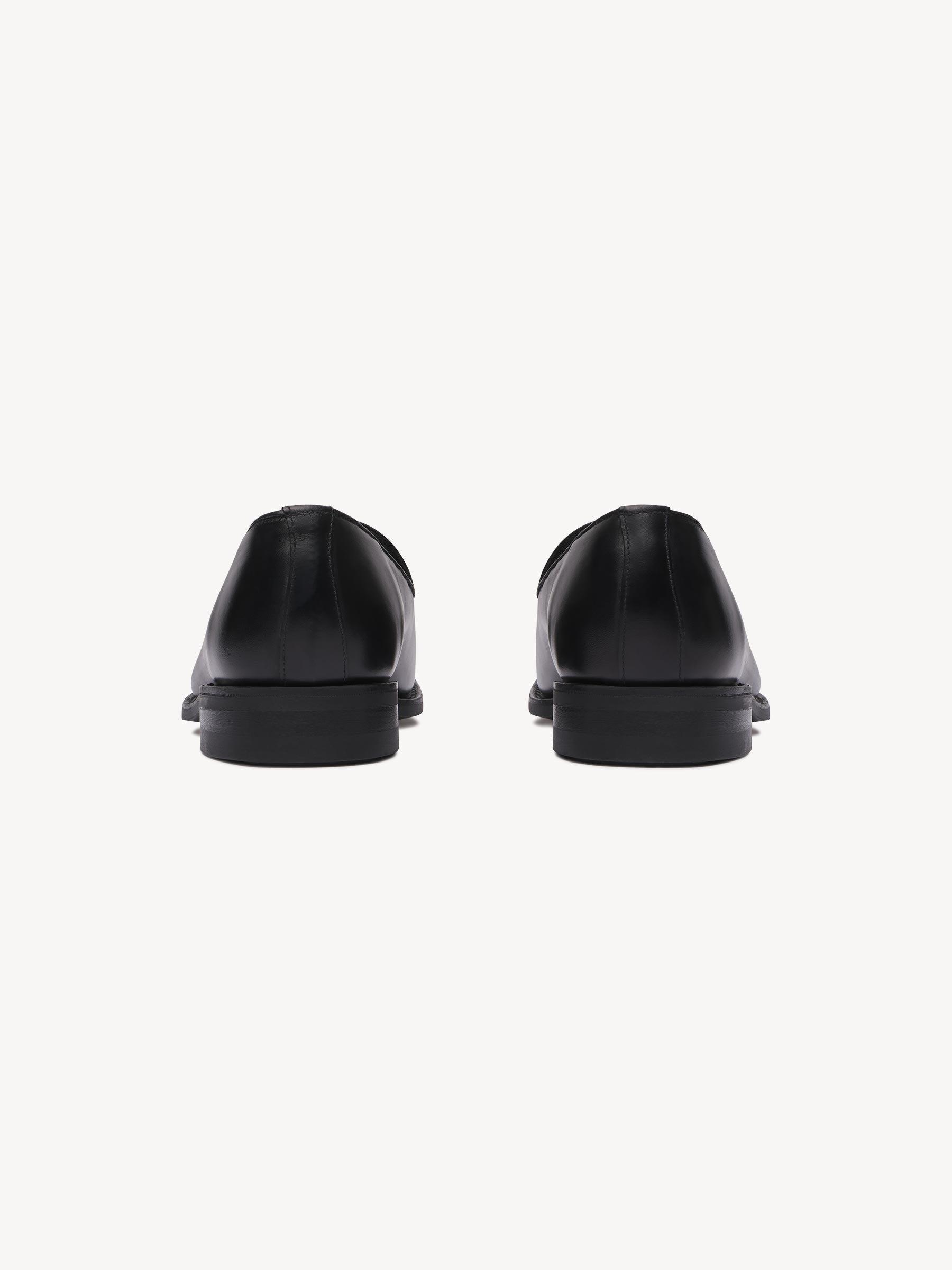 Black Sanders x Buck Mason Leather Wholecut Loafer Product Image