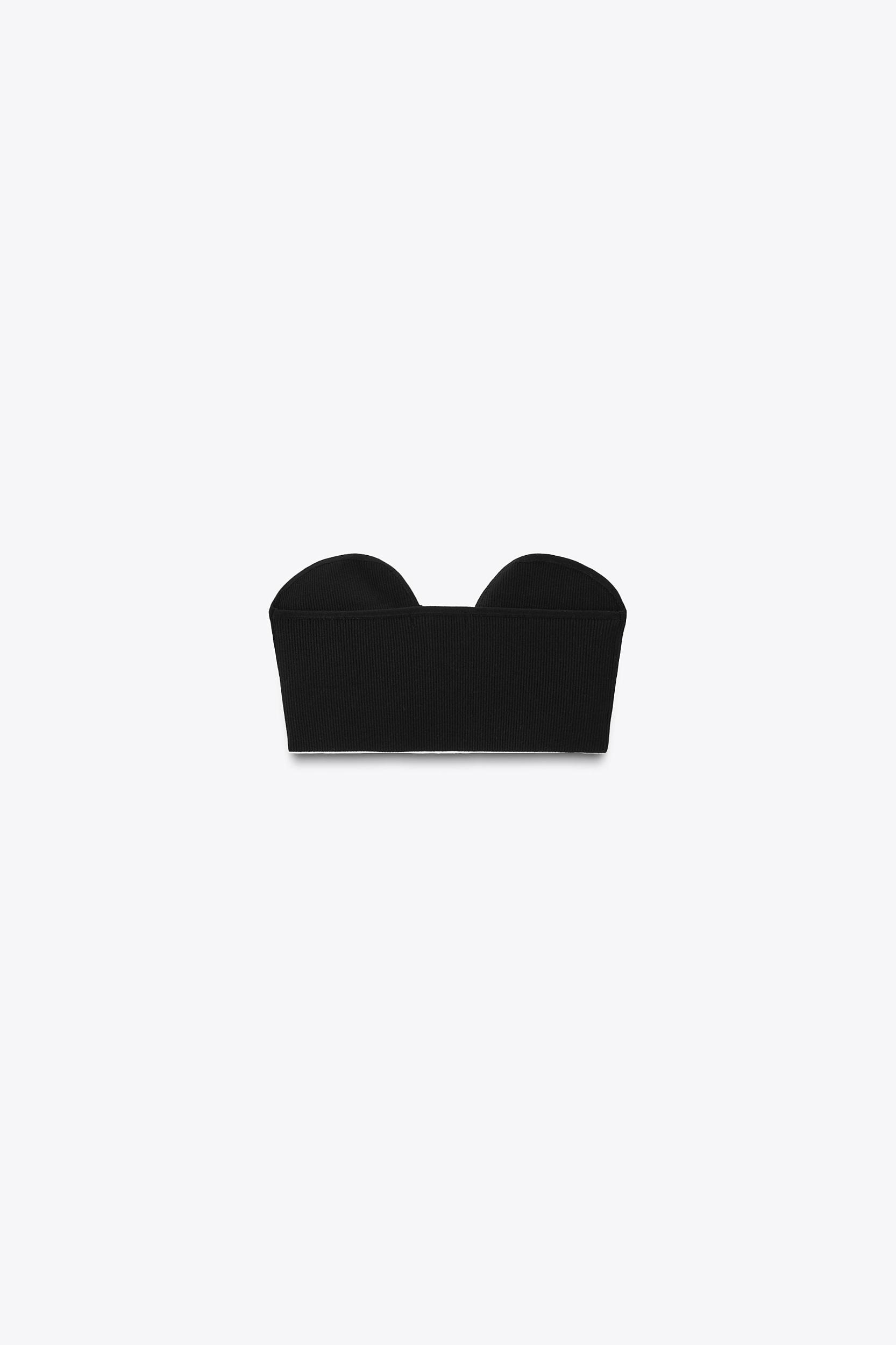 RIBBED STRAPLESS TOP Product Image