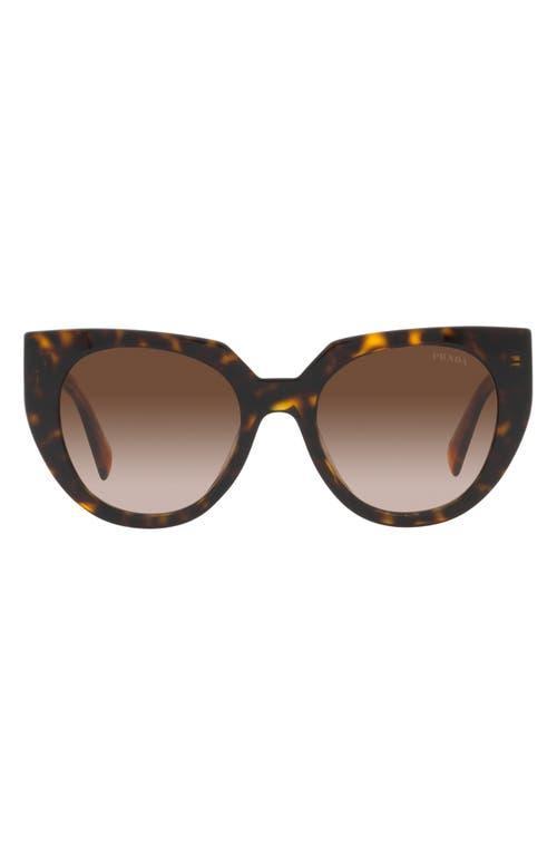 Prada Womens PR 14WS 52mm Tortoise Cat Eye Sunglasses Product Image