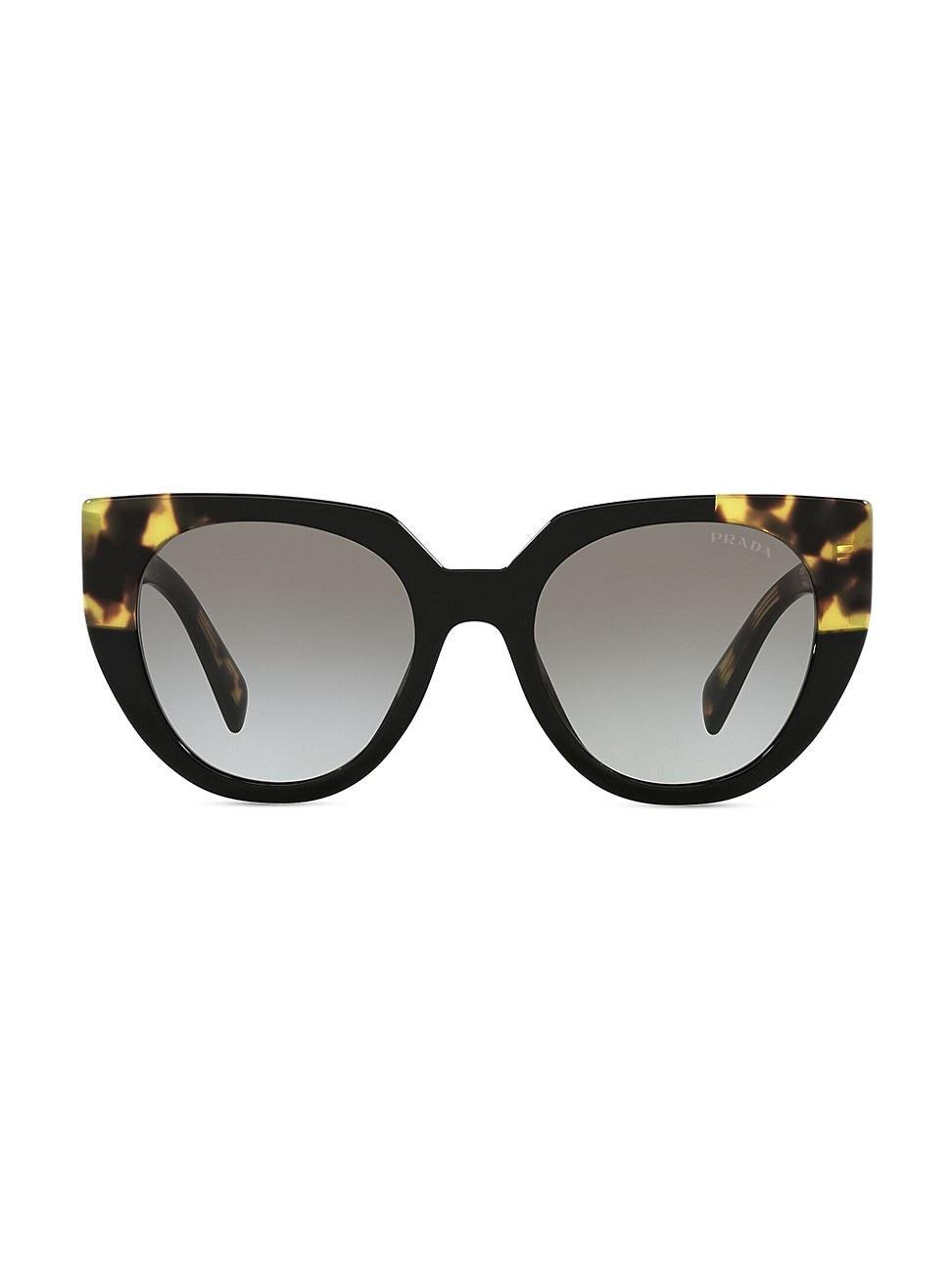 Prada Womens PR 14WS 52mm Tortoise Cat Eye Sunglasses Product Image