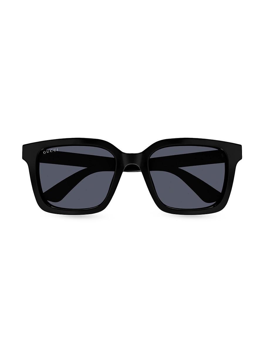 Mens Minimal 54MM Square Sunglasses Product Image