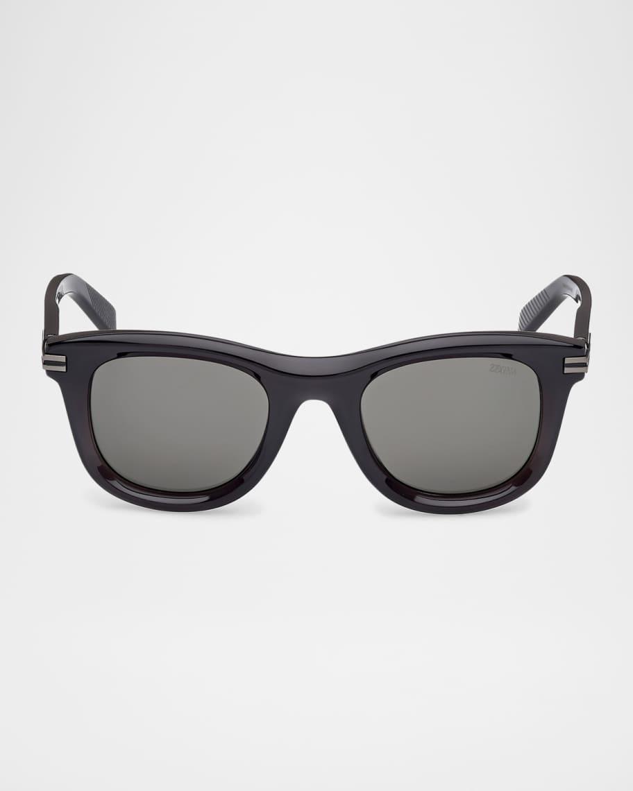 Mens Acetate Square Sunglasses Product Image