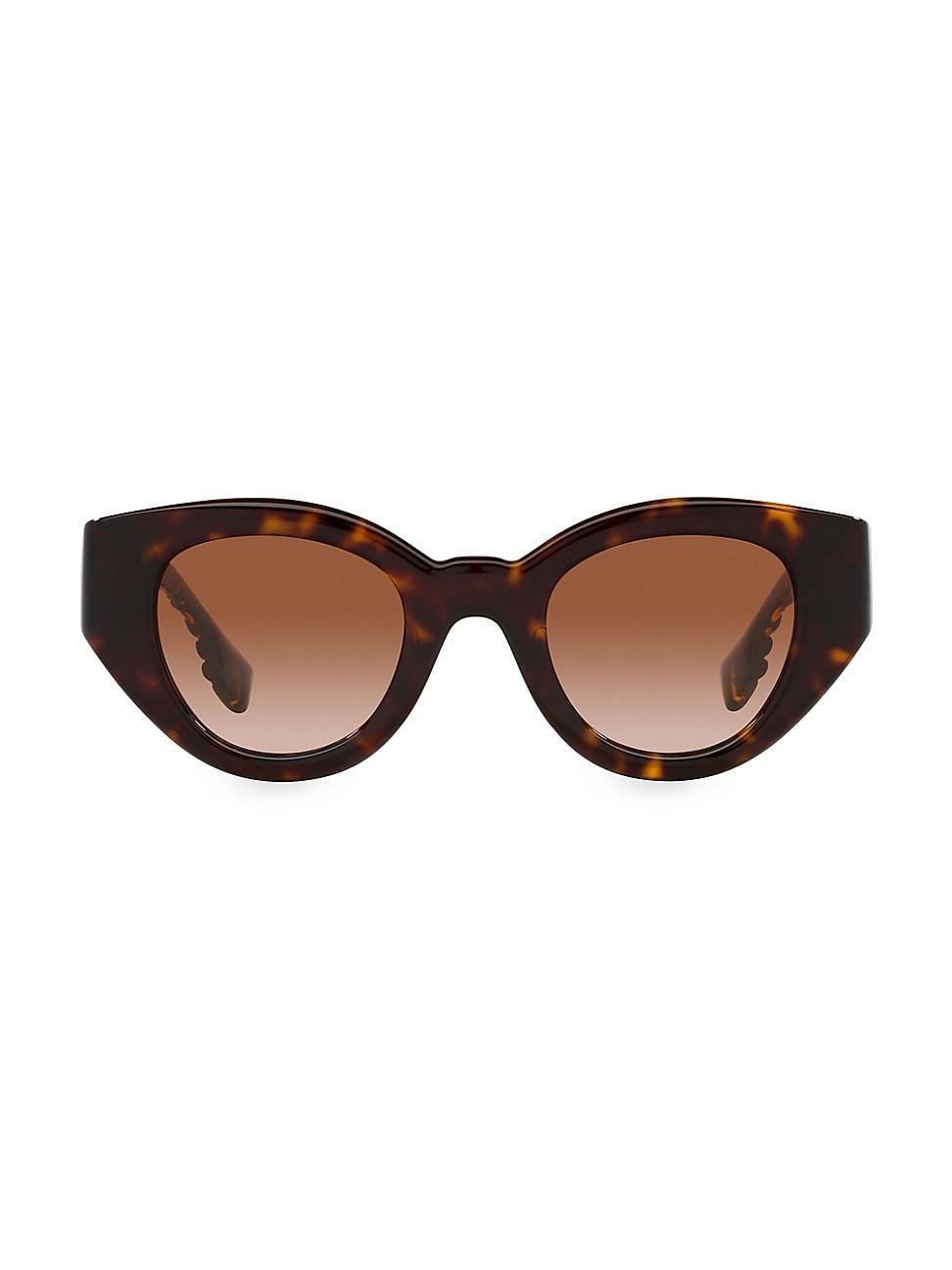 Womens Bold Three Dots 54MM Butterfly Sunglasses Product Image