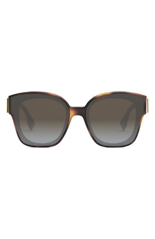 Oversized F Logo Acetate Cat-Eye Sunglasses Product Image