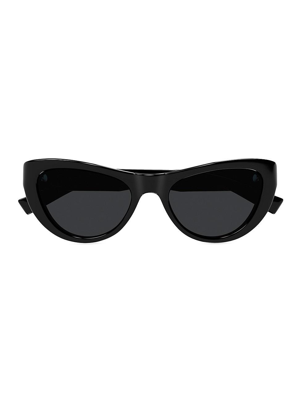 Sleek Logo Plastic Cat-Eye Sunglasses Product Image