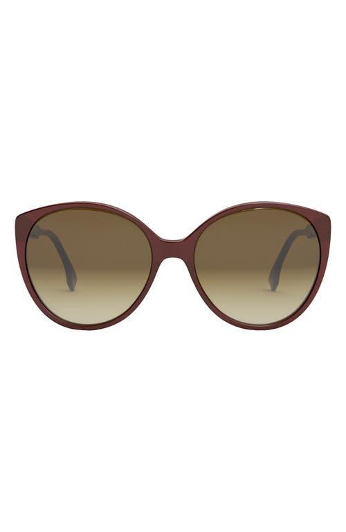 Womens Fendi Fine 59MM Round Sunglasses Product Image