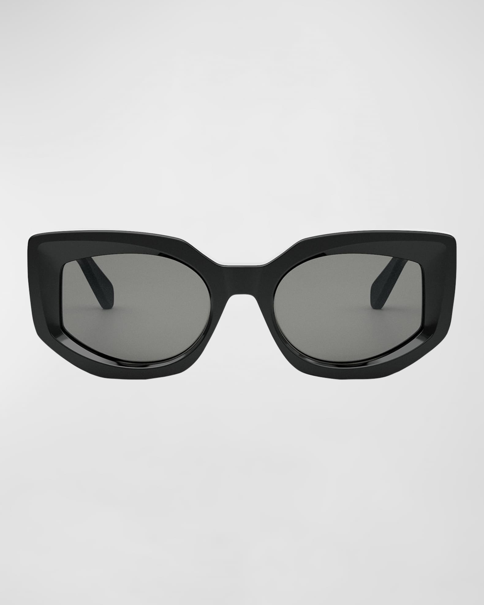 Bold 3 Dots Acetate Butterfly Sunglasses  Product Image