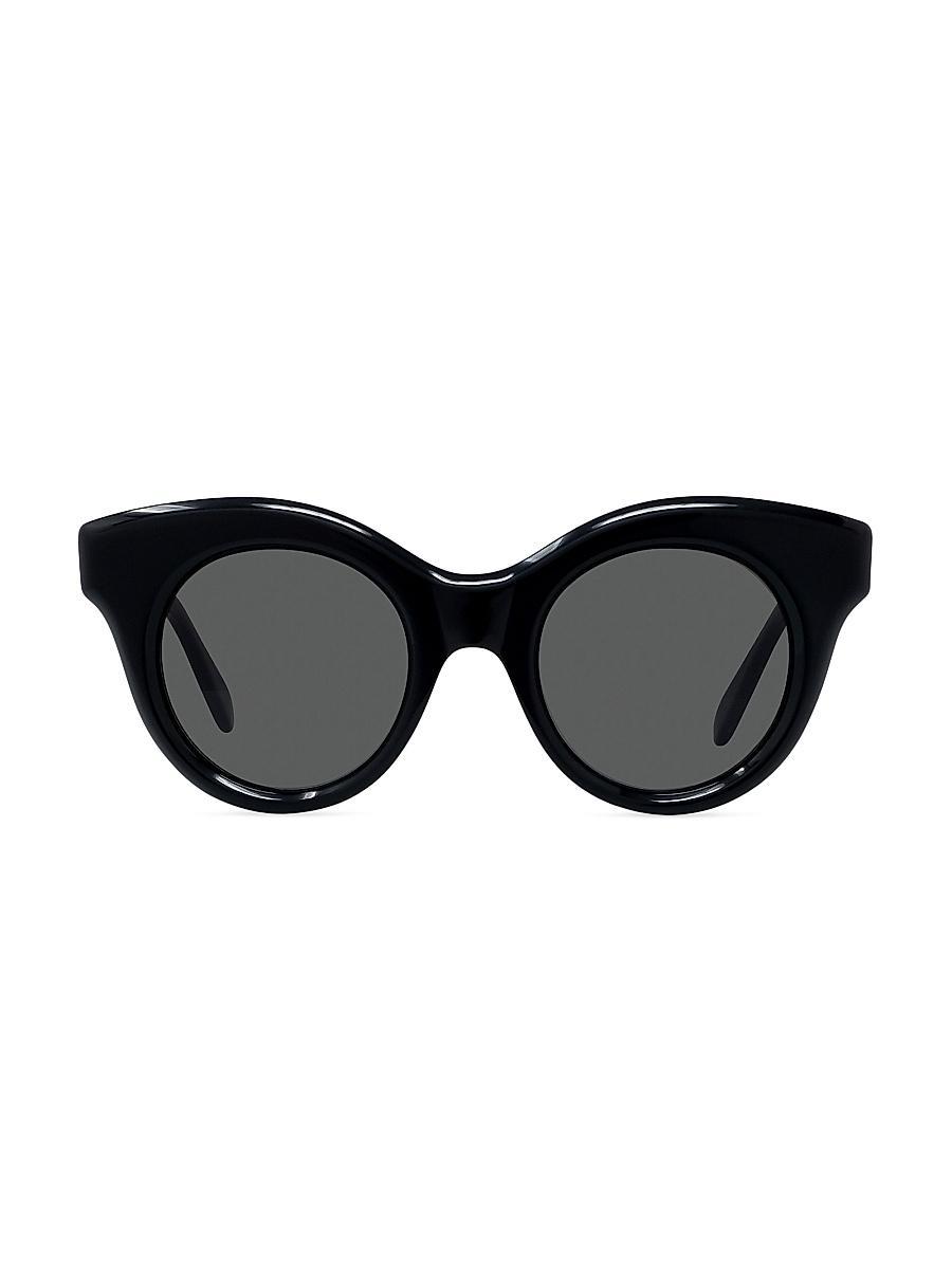 Womens Curvy 49MM Round Sunglasses Product Image